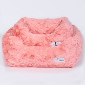 Cuddle Dog Bed (Color: Mauve, size: SM)